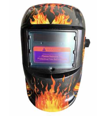 auto darkening welding helmet with magnifying lens